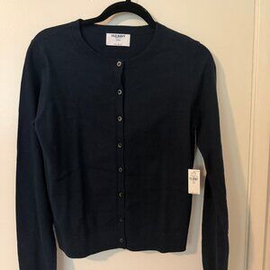 Old Navy Cardigan, M Tall, NWT, navy blue